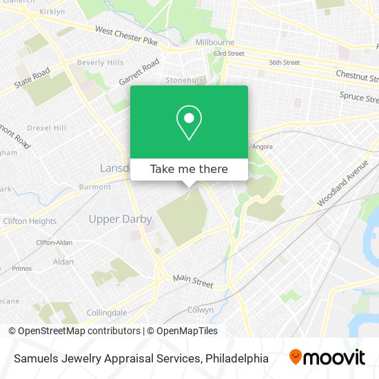 Mapa de Samuels Jewelry Appraisal Services