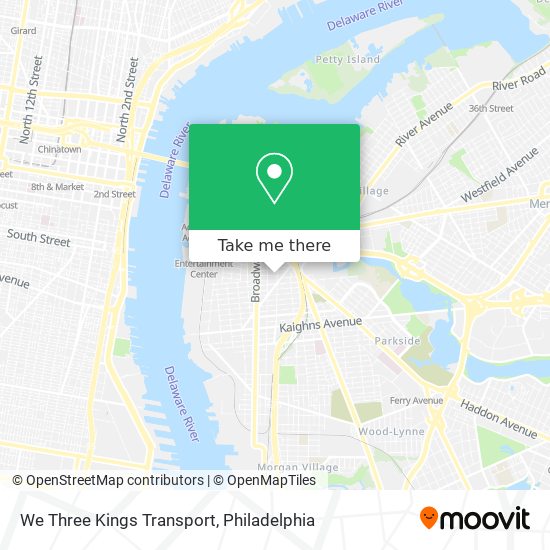 Mapa de We Three Kings Transport