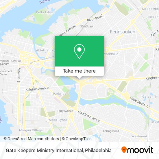 Mapa de Gate Keepers Ministry International