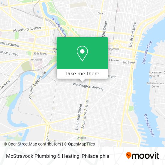 McStravock Plumbing & Heating map