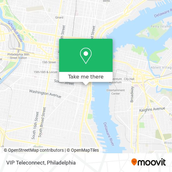 VIP Teleconnect map