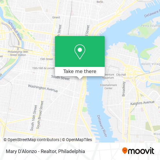 Mary D'Alonzo - Realtor map