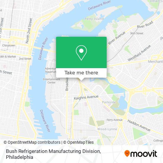 Mapa de Bush Refrigeration Manufacturing Division