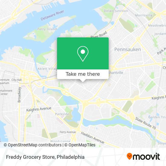 Freddy Grocery Store map