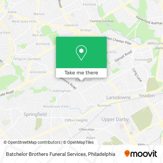 Mapa de Batchelor Brothers Funeral Services