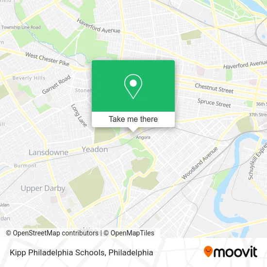Kipp Philadelphia Schools map