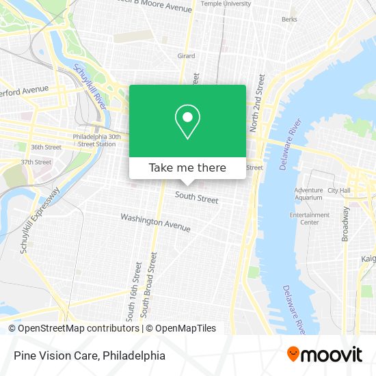 Pine Vision Care map