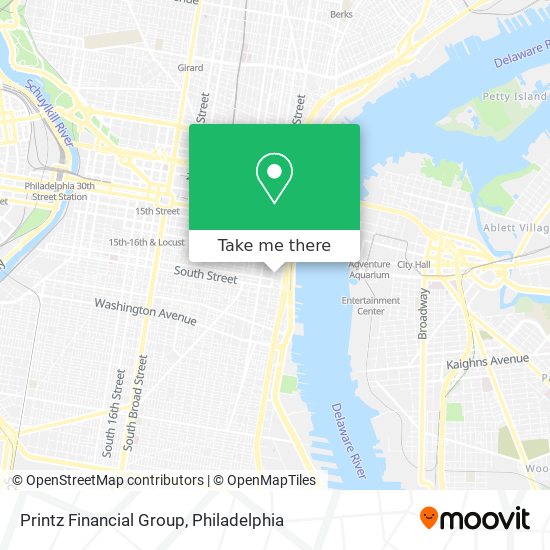 Printz Financial Group map