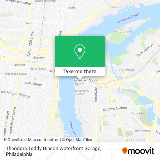 Theodore Teddy Hinson Waterfront Garage map