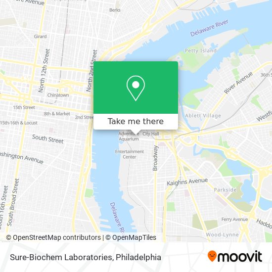 Mapa de Sure-Biochem Laboratories