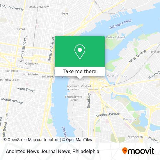 Anointed News Journal News map