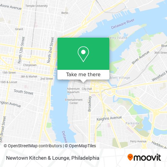 Mapa de Newtown Kitchen & Lounge