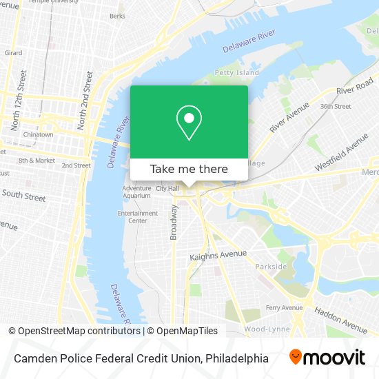 Camden Police Federal Credit Union map