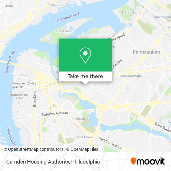 Mapa de Camden Housing Authority