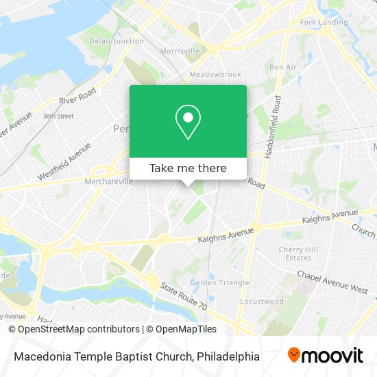 Mapa de Macedonia Temple Baptist Church