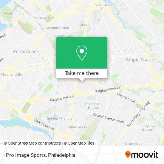 Pro Image Sports map