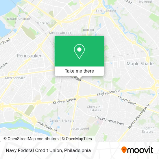 Navy Federal Credit Union map