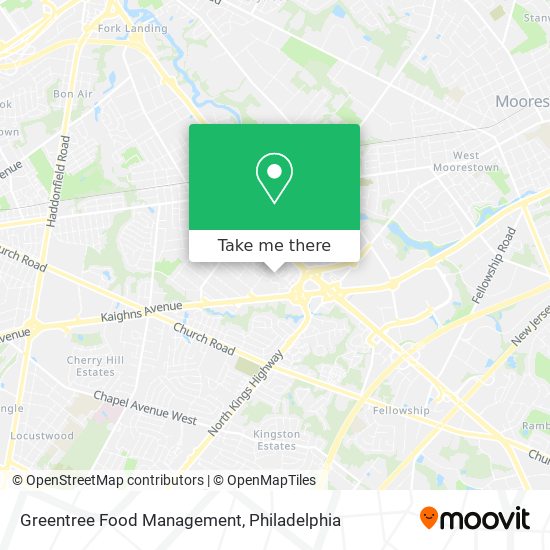 Greentree Food Management map