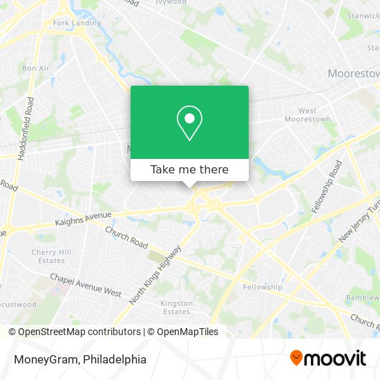 MoneyGram map