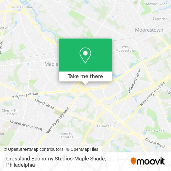 Crossland Economy Studios-Maple Shade map