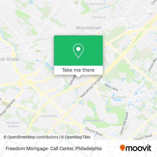 Freedom Mortgage- Call Center map