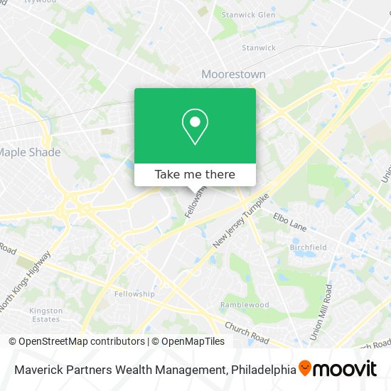 Maverick Partners Wealth Management map