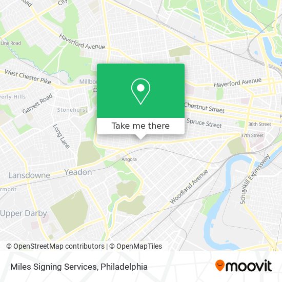 Miles Signing Services map