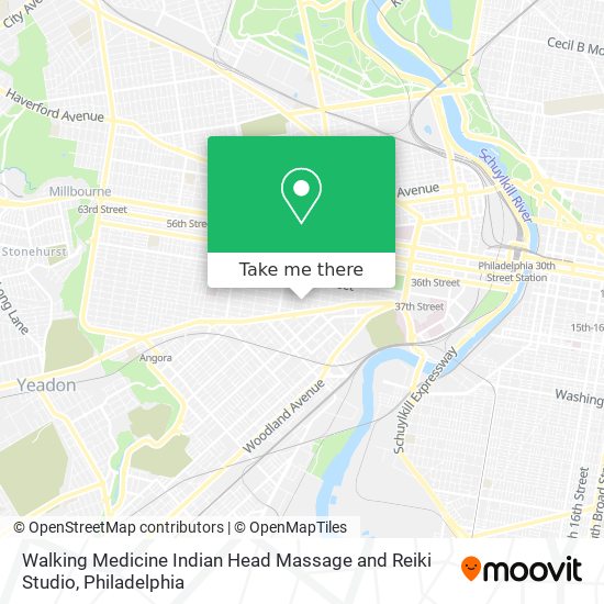 Mapa de Walking Medicine Indian Head Massage and Reiki Studio