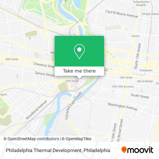 Mapa de Philadelphia Thermal Development