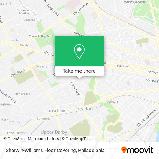 Sherwin-Williams Floor Covering map