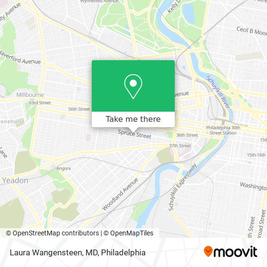 Laura Wangensteen, MD map