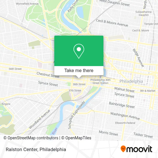 Ralston Center map