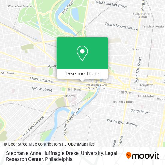 Mapa de Stephanie Anne Huffnagle Drexel University, Legal Research Center