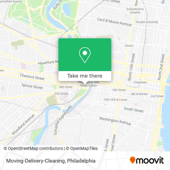 Mapa de Moving-Delivery-Cleaning