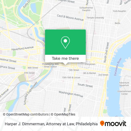 Harper J. Dimmerman, Attorney at Law map