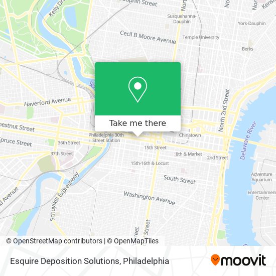 Esquire Deposition Solutions map