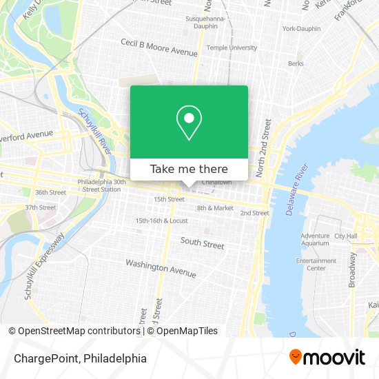 ChargePoint map