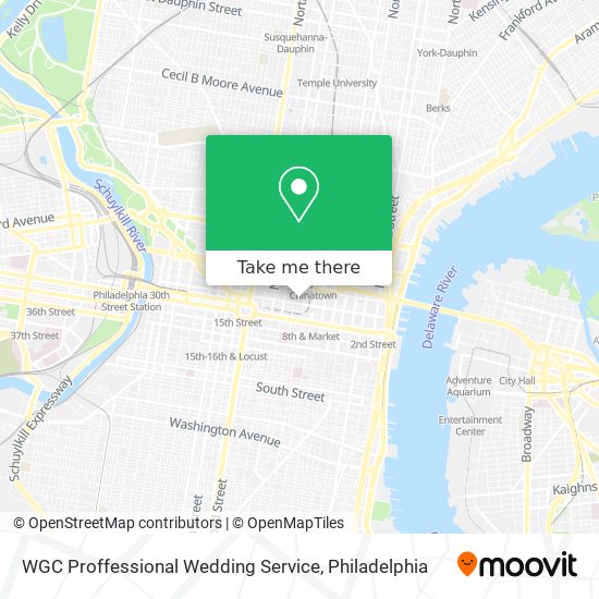 WGC Proffessional Wedding Service map