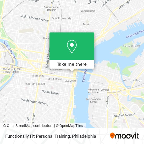 Functionally Fit Personal Training map