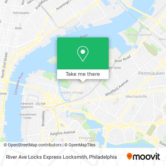 Mapa de River Ave Locks Express Locksmith