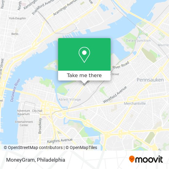 MoneyGram map