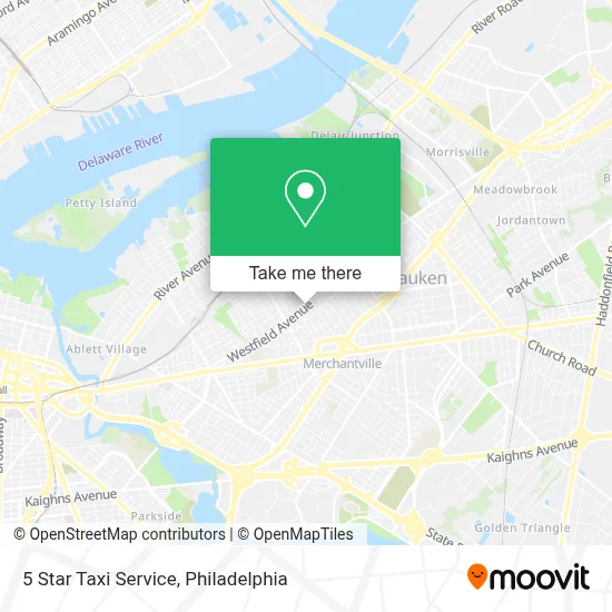 5 Star Taxi Service map