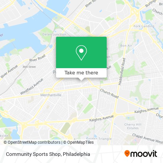 Mapa de Community Sports Shop