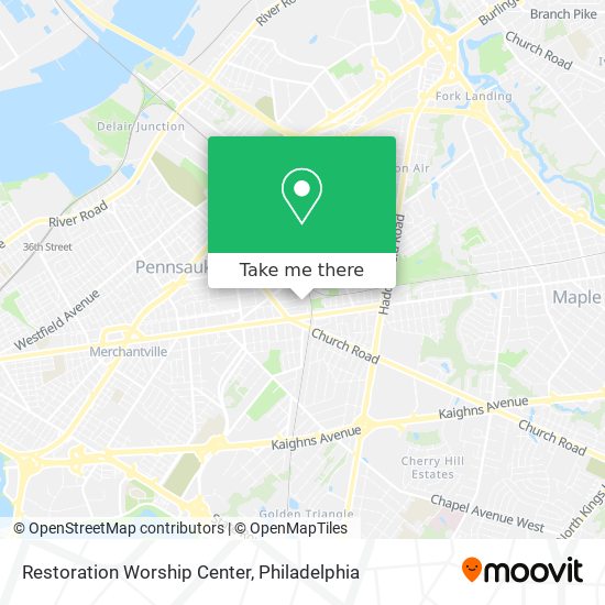 Mapa de Restoration Worship Center