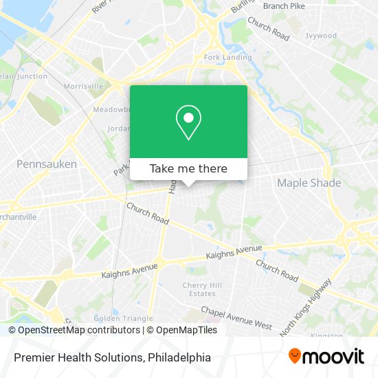 Premier Health Solutions map