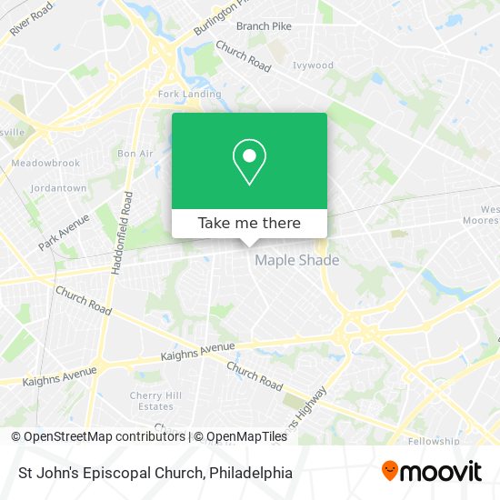 Mapa de St John's Episcopal Church