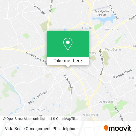 Vida Beale Consignment map