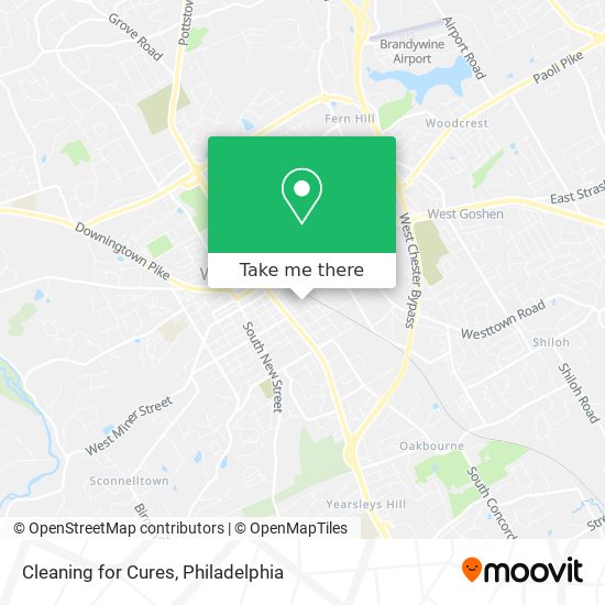 Cleaning for Cures map