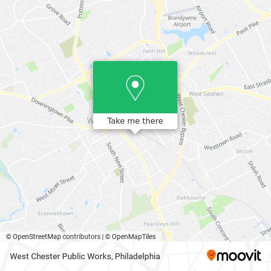 Mapa de West Chester Public Works