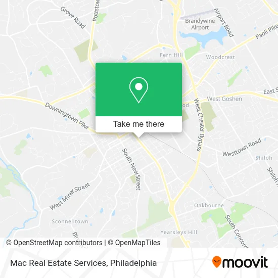 Mac Real Estate Services map